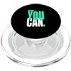 Matching Light Teal Aqua Color Graphic T Colore acqua verde acqua chiaro in realtà si può chiaro Teal Aqua PopSockets PopGrip per MagSafe