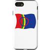 Living Flags Custodia per iPhone SE (2020) / 7/8 Bandiera ondulata del popolo Sami Lapponia Sapmi Norvegia