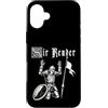 Medieval Renaissance Ren Faire Jousting Custodia per iPhone 16 Plus Sir Render Surrender - Divertente meme del Cavaliere del Rinascimento