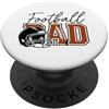 Gridiron Dad Apparel Calcio Papà Casco Giorno Giorno Sostenitore PopSockets PopGrip Adesivo