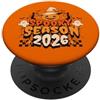 Matching Halloween Party Apparel Zucca di Halloween della stagione spettrale 2026 PopSockets PopGrip Adesivo