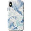 generic Custodia per iPhone X/XS Onda dell'oceano giapponese costiera