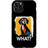 Funny Dog What Humor Joke Dog Meme Custodia per iPhone 11 Pro Bassotto Cosa? Cane Meme Bassotto Divertente Detto Cane