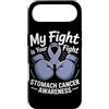 Stomach Cancer Warrior Gifts for Women a Custodia per iPhone Air Consapevolezza del cancro allo stomaco Pervinca Novembre Cancro allo stomaco