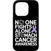 Stomach Cancer Warrior Gifts for Women a Custodia per iPhone 15 Pro Consapevolezza del cancro allo stomaco Pervinca Novembre Cancro allo stomaco