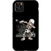 Funny Halloween Shirts Women Kids Men Sc Custodia per iPhone 11 Pro Max Halloween Ragazzi Uomini Dabbing Scheletro Skull Rib Cage Dab Dance
