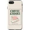 Coffee and Bookis Themed Apparels Women Custodia per iPhone SE (2020) / 7/8 Caffè E Libri Retro Reader Cafe