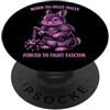 Political Protest Cute Bunnies Against F Nato per Dilly Dally costretto a combattere il fascismo - Coniglio guerriero PopSockets PopGrip Adesivo