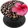 Cute Hibiscus Floral Flowers Phone Grip Cute Hibiscus Floral Flowers PopSockets PopGrip Adesivo