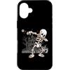 Funny Halloween Shirts Women Kids Men Sc Custodia per iPhone 16 Plus Halloween Ragazzi Uomini Dabbing Scheletro Skull Rib Cage Dab Dance