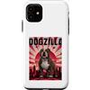 English Bulldog Puppy Lover PS Custodia per iPhone 11 Divertente retrò giapponese Dogzilla Bulldog inglese amante dei cani