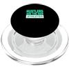 Matching Light Teal Aqua Color Graphic T Aqua Hustlers Are The Athletes Teal Aqua Graphic PopSockets PopGrip per MagSafe