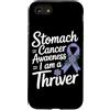Stomach Cancer Warrior Gifts for Women a Custodia per iPhone SE (2020) / 7/8 Consapevolezza del cancro allo stomaco Pervinca Novembre Cancro allo stomaco