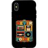 LUMOMIX Custodia per iPhone X/XS Never Forget Vintage Nostalgia Retro Anni 90