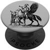 Demonique Tees and Ars Goetia Demon Gift Murmur Cavaliere Incoronato dell'Abisso PopSockets PopGrip Adesivo