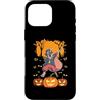Funny Halloween Shirts Scary Gifts Men W Custodia per iPhone 16 Pro Max Halloween Dabbing Scheletro Skull Rib Cage Dab Dance Pose