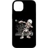 Funny Halloween Shirts Women Kids Men Sc Custodia per iPhone 14 Plus Halloween Ragazzi Uomini Dabbing Scheletro Skull Rib Cage Dab Dance