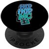 Retro Hip Hop DJ Concert Merch for Rap M Hip Hop MC Rap Estetica Giradischi Grafica PopSockets PopGrip Adesivo