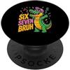 Maglietta Meme Divertente 67 Sei Sette 6 67 Sei Sette 6-7 Dolce Brainrot Italiano Meme Per Bambini PopSockets PopGrip Adesivo