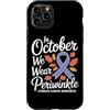 Stomach Cancer Warrior Gifts for Women a Custodia per iPhone 11 Pro Consapevolezza del cancro allo stomaco Pervinca Novembre Cancro allo stomaco