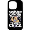 Stomach Cancer Warrior Gifts for Women a Custodia per iPhone 15 Pro Consapevolezza del cancro allo stomaco Pervinca Novembre Cancro allo stomaco