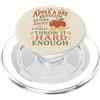 Teacher Sass Studio Scherzo di lancio di mele Vintage Fruit Pun PopSockets PopGrip per MagSafe
