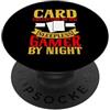 Card Collector Gifts Card Collector di Day Sleepless Gamer by Night Trading Card PopSockets PopGrip Adesivo