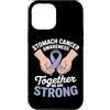 Stomach Cancer Warrior Gifts for Women a Custodia per iPhone 12 Pro Max Consapevolezza del cancro allo stomaco Pervinca Novembre Cancro allo stomaco