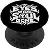 Underground Hardcore Rhythm Culture Soun Eyes Wide Soul Gone Rave Bass Techno Energy Vibes PopSockets PopGrip Adesivo