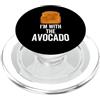 Fraxoweb Festa in costume di Halloween di Fun I'm with the Avocado Toast PopSockets PopGrip per MagSafe