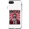 Husky Puppy Lover PS Custodia per iPhone SE (2020) / 7/8 Divertente retrò giapponese Dogzilla Husky amante dei cani