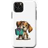 Sweet Pup Prints Custodia per iPhone 11 Pro Simpatico cucciolo di cane con pacchetto avvolto Art