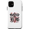 Christian Purified Through Fire Verse Custodia per iPhone 11 Purificato attraverso il fuoco 1 Pietro 1 7 Cristiano