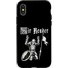 Medieval Renaissance Ren Faire Jousting Custodia per iPhone X/XS Sir Render Surrender - Divertente meme del Cavaliere del Rinascimento