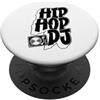 Retro Hip Hop DJ Concert Merch for Rap M Hip Hop DJ Rap Estetica Giradischi Grafica PopSockets PopGrip Adesivo