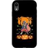 Funny Halloween Shirts Scary Gifts Men W Custodia per iPhone XR Halloween Dabbing Scheletro Skull Rib Cage Dab Dance Pose