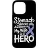 Stomach Cancer Warrior Gifts for Women a Custodia per iPhone 14 Pro Max Consapevolezza del cancro allo stomaco Pervinca Novembre Cancro allo stomaco