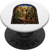 Holy Art Arcangelo espelle Adamo ed Eva Eden Cattedrale Mosaic Art PopSockets PopGrip Adesivo