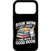 Reading Cat Lover Bookworm Mom Sunset Custodia per iPhone 17 Pro Max Prenota Mom Cat Lover va bene con una buona lettura