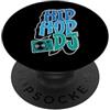 Retro Hip Hop DJ Concert Merch for Rap M Hip Hop DJ Rap Estetica Giradischi Grafica PopSockets PopGrip Adesivo