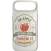 Teacher Sass Studio Custodia per iPhone Air Apple Joke Fruit Humor Funny Daying Retro Citazione