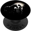 Reitsachen für Pferde Mädchen Reitzubehö Cavaliere e cavallo | Equitazione | Ragazza di cavallo PopSockets PopGrip Adesivo