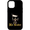 Medieval Renaissance Ren Faire Jousting Custodia per iPhone 12/12 Pro Sir Render Surrender Divertente Cavaliere Medievale Meme