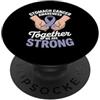 Stomach Cancer Warrior Gifts for Women a Consapevolezza del cancro allo stomaco Pervinca Novembre Cancro allo stomaco PopSockets PopGrip Adesivo