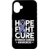 Stomach Cancer Warrior Gifts for Women a Custodia per iPhone 16 Plus Consapevolezza del cancro allo stomaco Pervinca Novembre Cancro allo stomaco