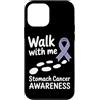 Stomach Cancer Warrior Gifts for Women a Custodia per iPhone 12 mini Consapevolezza del cancro allo stomaco Pervinca Novembre Cancro allo stomaco