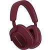 Bowers & Wilkins Cuffie sovrauricolari Px7 S2e in edizione limitata, con cancellazione del rumore e trasparenza, chiamate cristalline, Bluetooth, riproduzione di 30 ore, rosso rubino