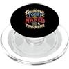 Spin Cycle Humor Co. Lavanderia Oggi O Nudo Domani Vintage Distressed PopSockets PopGrip per MagSafe