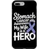 Stomach Cancer Warrior Gifts for Women a Custodia per iPhone 7 Plus/8 Plus Consapevolezza del cancro allo stomaco Pervinca Novembre Cancro allo stomaco