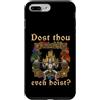 Medieval Renaissance Ren Faire Jousting Custodia per iPhone 7 Plus/8 Plus Dost Thou Even Hoist, divertente palestra medievale di sollevamento